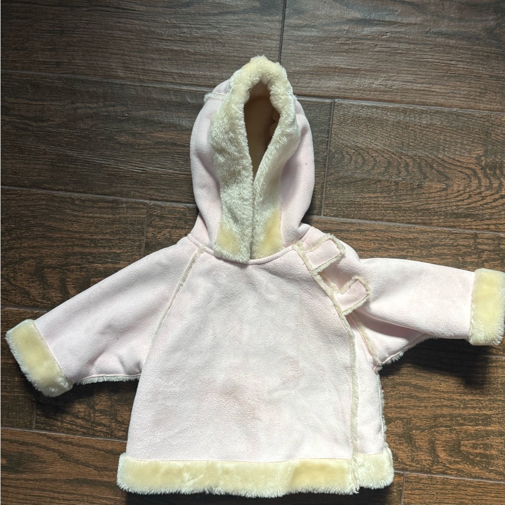 Cozy Pink Pea Coat for Kids